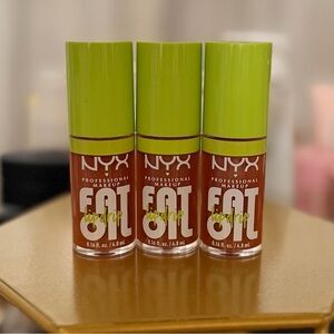 NYX Fat Oil Lip Drip 3pk in Follow Back - NWT